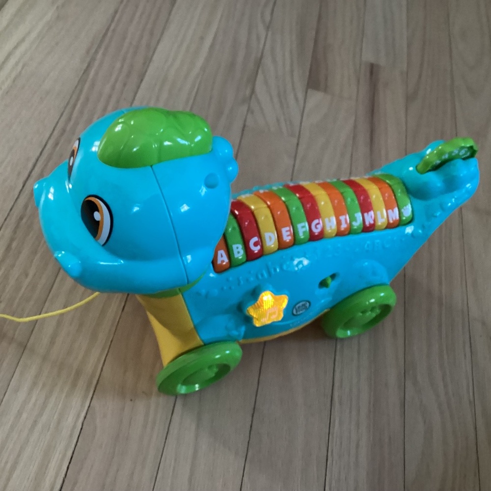 LeapFrog Lettersaurus Alphabet Pull Toy